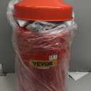 VEVOR 20-Gallon Waste Oil Drain Tank, Air Operated Portable Oil Drainer with Adjustable Funnel Height, Fluid Fuel Transfer Drainage with Wheels, Oil Change Container for Auto Repair Shops, Garages