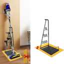 Universal Vacuum Stand, Storage-Stand-Docking-Station-Holder, Stable Metal Storage Bracket Stand Holder, Compatible with Dyson, Hoover, Eureka, Rainbow, Shop VAC and Most Stick Vacuum(Black)