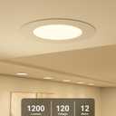 Sunco 24 Pack Retrofit LED Recessed Lighting 6 Inch, Can Lights for Ceiling, 1200 LM, 15W, Selectable CCT 2700K/3000K/4000K/5000K/6000K, Dimmable, Ultra Thin Flat Light Fixture UL