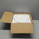 OMAYKEY 10.5" Ceramic Dinner Plates Set of 8, Catering Round Dining Plates, Large Salad Plate, White Porcelain Kitchen Plate for Pizza, Steak, Microwave and Dishwasher Safe