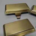 Christmas Stocking Holders for Mantle, Weighted Stocking Hangers, Christmas Stocking Hooks for Tables Window Fireplace Mantle Decoration(Bronze,5PCS)