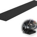 1.2" Rise Threshold Ramps for Doorways, 35.5" Wide Natural Rubber Power Wheelchair Ramp is Adjustable and Cuttable for Doorways, Curb, Sweeper, Power Scooters, 2000 Lbs Load Capacity