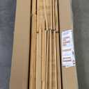 FCVEIDO Raised Garden Bed - 2-Tier Elevated Planter Box for Herbs, Vegetables, Succulents & Flowers | 48x25x30 Inch Standing Growing Bed | Outdoor/Indoor Bamboo Planter