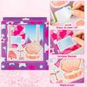 AgincBerry Pink Princess Sticker Scene - 12 Set Princess House Scene Sticker Art Craft for Girls DIY Doll Dress Up Stickers Scene with Cosmetic Mirror Make Your Own Dress Up Stickers DIY Party Games