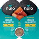 Nulo Split Cup Chicken & Salmon Recipe Grain-Free Pate Wet Cat & Kitten Food, 2.64 Ounce, Case of 10