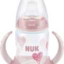 NUK Small Learner Tritan Cup, 5 oz, 6+ Months  BPA Free, Spill Proof Sippy Cup (Hearts)