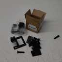 6-Pack Non-Slip Mattress Grippers for Metal Bed Frame, Heavy Duty Mattress Gaskets, Adjustable Anti-Slide Brackets, Black  Includes Screws & Allen Wrench