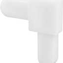 14336 Mobile Home Screen Frame Corner for Prime-Line,50-Pack,1/4 x 5/8 in Window Screen Repair Parts,White Plastic