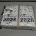 2026 Graduation Disposable Paper Napkins, Guest Dinner Hand Towels for College School Grad Class Congrats Celebration, Cocktail Party Decorations (80, Blue & Black)
