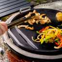 Kamado Joe Karbon Steel Pre-Seasoned Carbon Steel Non-Stick Flat-Top Griddle with Stainless Steel Handles for Big Joe 24-inch Charcoal Grill and Smokers, Model KJ15094622