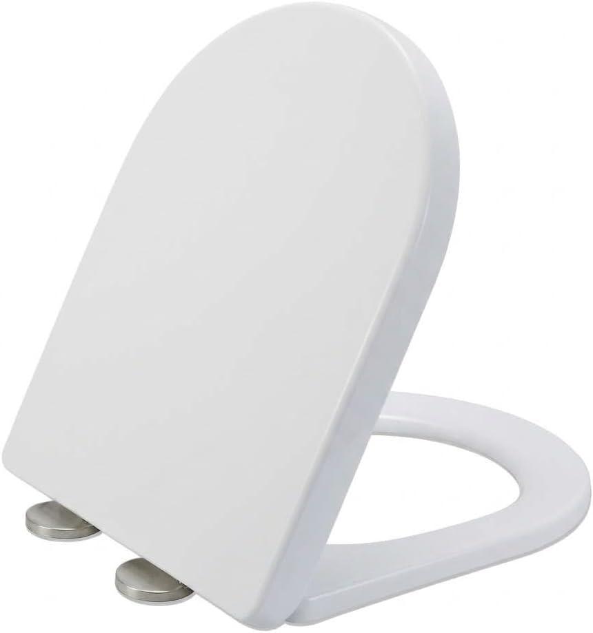 MinSha D/U Shape Toilet Seat Replacement quick release Toilets Soft Close