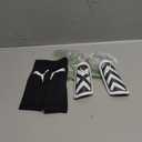PUMA Ultra Light Sleeve Soccer Shin Guards (X-Small, Puma Black-Puma White)