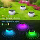 VICHTOP Solar Floating Pool Lights, RGB Color Float Pool Lights, IP68 Waterproof, Pool Decor Lighting Accessories for Inground, Above Ground Pools, Outdoor, Garden