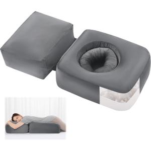 MABOZOO Pregnancy Pillows for Sleeping, Maternity Pillow Pregnancy Massage Cushion with Removable Filler, Body Pillow for Pregnant Women(Gray)