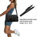 14 inch Small Gym Bag for Women & Men, Mini Duffel Bag for Travel Sports Lightweight Carry On Bag, Black