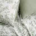 Wonderful Spring Fresh Quilt, Sage Green Floral Bedspread Queen Size, 3 Piece Cotton Vintage Farmhouse Bedding Set, Machine Washable Lightweight Soft Bed Cover for All Season | breathable material, Hypoallergenic soft