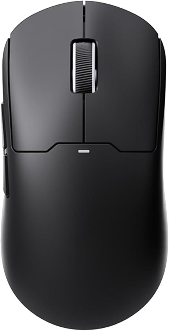 MCHOSE A5 ProMax Wireless Gaming Mouse, Symmetrical Design, 59 Grams, 1K Polling Rate, PAW3395 26K DPI Optical Sensor, 130 Hour Battery Life, Tri-Mode Connectivity - Black