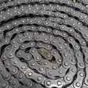 Tandefio #428 20 ft Roller Chain for Gate Openers Carbon Steel Operator Chain with 2 Connecting Links for Extension Replacement Electric Automatic Sliding Gate Opener Garage Hanger Door Karts Bike