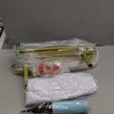 Queension Large Wedding Arch for Ceremony 7 Ft, Metal Balloon Arches Backdrop Stand with Metal Base for Party Supplies, Outdoor Garden Trellis with Water Bag for Climbing Plant, Round Frame, Gold