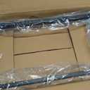 Slatwall U-Shaped Rectangular Tubing Hangrail - 24"x12", Slatwall Accessories and Hangers for Retail Display and Home Garment Storage (2)