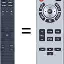 ZWP Replacement Remote Control Compatible with 2021-2023 Toyota Sienna Rear Seat Entertainment DVD 86170-45050 86170-08040