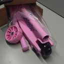 Nattork Kids Scooter for Girls Boys with Light Up Wheels, 3 Adjustable Height Handlebars, Lean-to-Steer Technology, Widen Anti-Slip Deck, 3 Wheel Scooter for kid ages 3-8, Support Riders Up to 110 LBS