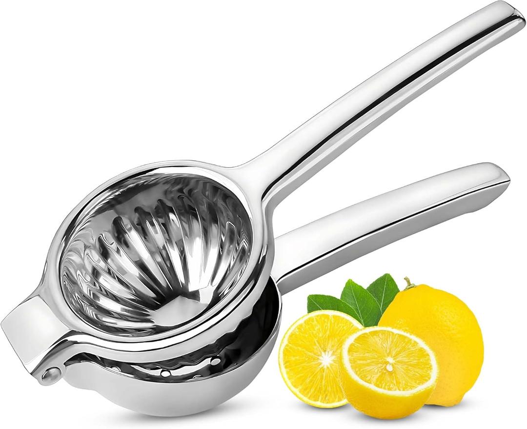 Heavy-Duty Stainless Steel Lemon Squeezer Handheld Citrus Press for Effortless Juicing