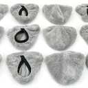 [Steamer Cover] Triangle Head Microfiber Steamer Bonnet - Twist Pile - 12 Pack