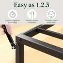 Zinus Lorelei 14 Inch Metal Platform Bed Frame, Steel Slat Support, No Box Spring Needed, Eco Friendly WonderBox(TM) Packaging, 12.4 Underbed Storage, Easy Assembly, Black, Queen