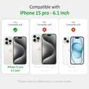 2 x Case for iPhone 15 Pro Halloween Ghost Pumpkin Design,Black Matte Soft Slim Fit TPU Anti-Scratch Shockproof Protective Cover Phone Case for iPhone 15 Pro (pumpkin spider web)