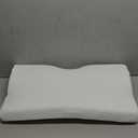 Derila Cervical Queen Size Pillow for Sleeping - Support Pillow for Side, Back, Stomach Sleepers - Contour Best Bed Pillows for Sleeping (1 Pillow | White)