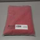 Alsoo Textured Tablecloths for Rectangle Tables Heavy Duty Linen Style Table Cloth Spill Proof Valentines Day Table Cover with Black Tassel for Kitchen Dining Holiday, Red, 55" x 90"