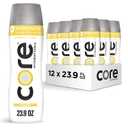 CORE Hydration+ Immunity, Lemon Extract Nutrient Enhanced Water with Vitamin C and Zinc, 23.9 Fl Oz Bottle (Pack of 12) BBD 07/19/26