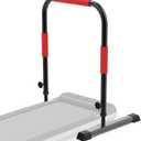 Adjustable Walking Pad Handle only, 19.7 inch Wide, 44 inch Max Height (Red)