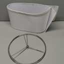 Linen Drum Lamp Shade, 13" White, 2 pcs