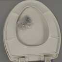 Bemis 7300SLEC Slow Close Toilet Seat, Easy Clean Hinges and Durable Plastic Seat, Made in USA, Elongated, Biscuit