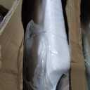 Queen Size Lift Up Storage Bed Frame, Modern Wingback with Adjustable Headboard Equipped with LED Light, Fast Charging Station and Outlet, Solid Wood Slats, No Box Spring Needed, Noise-Free, White