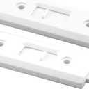 Prime-Line F 2722 3-1/4 In., White Plastic, Spring-Loaded Tilt Latch (1 Pair)