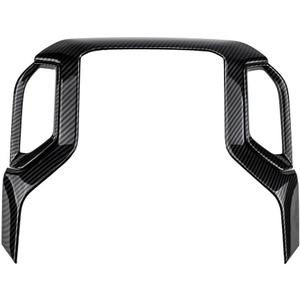 AGL -CHNIGREEN- ABS Carbon Fiber Color Center Console Navigation Screen Frame Panel Air Vent Cover Trim for Chevrolet Silverado 2019-2022 (3 Pieces)