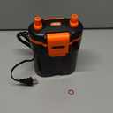 hygger External Hang-On-Back Canister Aquarium Filter,Quiet Fish Tank Filter with 3-Stage Filtration,Anti-Dry Burn Motor,Adjustable Flow,Oil Skimmer,Duckbill Nozzle,Shower Spray Bar (5W,10 gal)