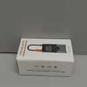 KUXISA Tire Inflator Portable Air Compressor, 150 PSI Air Pump with Digital Pressure Gauge, LED Light and Auto Shut-Off Function, Cordless Air Compressor for Car, Motorcycle, Bicycle, Ball (Dark Grey)