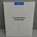 JSAUX 25ft/7.5M Aux to RCA Headphone Male to Male Jack Adapter Nylon Braided 1/8 to RCA Audio Y Cord for Smartphones, MP3, Tablets, Speakers, HDTV - Grey