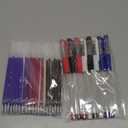 8 Pcs Heat Erasable Pens for Fabric with 64 Refills, Fabric Marking Pens for Sewing, Quilting, Embroidery, Dressmaking, Tailors Sewing Chalk Pencils