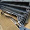 Door Threshold Ramp 5" Rise Door Ramp Aluminum Entry Ramp or Doorways Rated 800 lbs Load Capacity forWheelchair Scooters Power Chairs Walkers Metallic