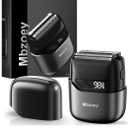 Mbzoey Electric Foil Shavers for Men: Mini Electric Razor for Face - IPX7 Waterproof Cordless Razor with LED Display & Fast Charge - Micro-Comb Technology & Precision Blades
