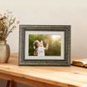 3.5x5 Vintage Picture Frames Horizontal & Vertical, Green Photo Frame Tabletop Display Bedroom Home Office Decor Resin Small Frame