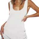 Eddoyee Sexy Crochet Beach Cover Up for Women Long Sleeve Bikini Swimsuit Cover Up Mesh Beachwear Tunic Top, One Size