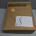 Electric Heated Blanket Full Size 72" x 84" - 5 Heat Settings & 10H Auto-Off, Micro plush Flannel & Sherpa Lining, Machine Washable, Overheat Protection, Ideal Gifts for Home/Bedroom/Sofa, Green