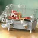 Large Hamster Cage 17x11x13 Inch Acrylic Habitat - Multi-Level Enclosure for Dwarf/Syrian Hamsters, Mice & Gerbils (Ventilated Design & Removable Base) (Grizzly, 17.7x11.81x13 in)