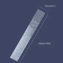6x40 Inch (100 Pack) Flat Open Poster Bags - 2 Mil Long Narrow Plastic Sleeves, Clear, Waterproof Tube Storage